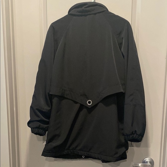 Studio Works Black Rain Utility Jacket Zip & Toggle Closure Size Small - Picture 11 of 11